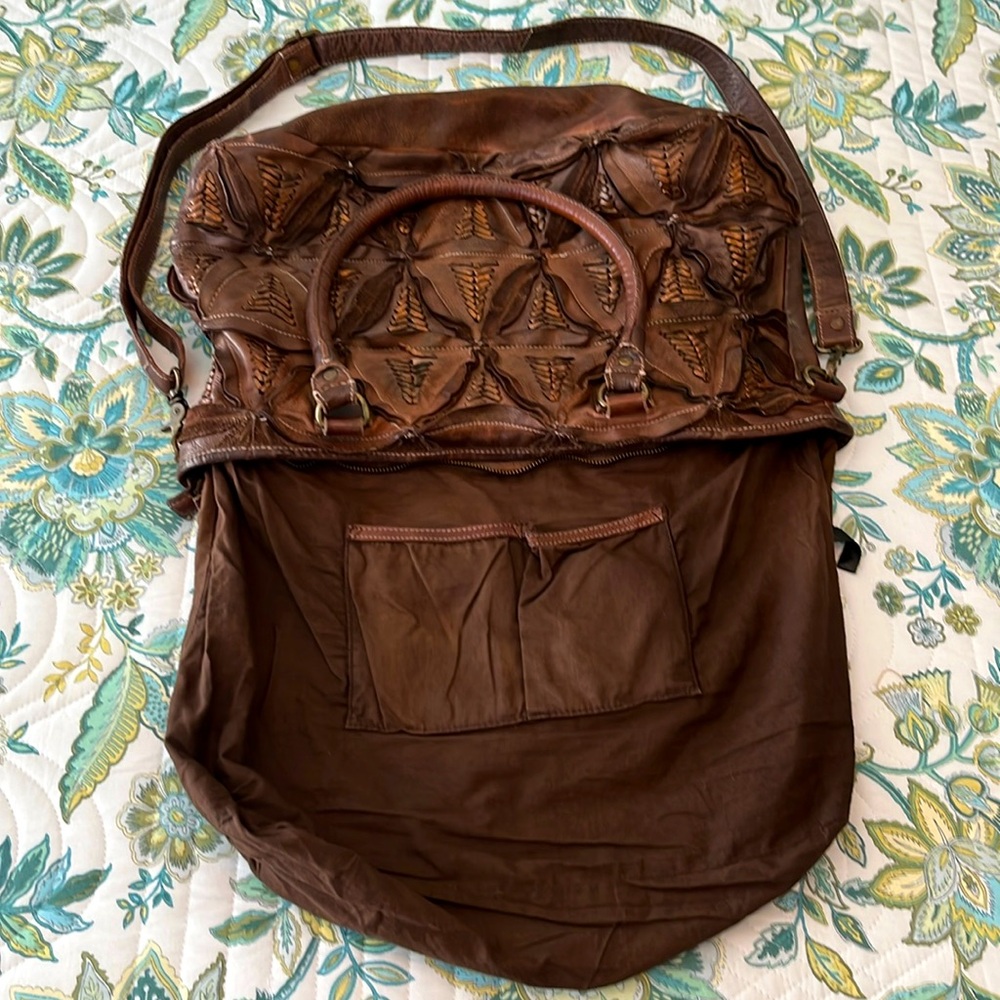 Amsterdam Heritage brown leather crossbody bag. - Picture 8 of 16
